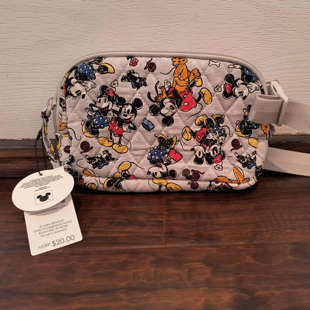 Vera Bradley Mickey Mouse Fun Multi Belt Bag NWT
